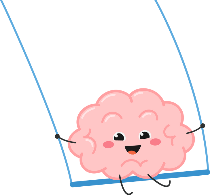 Cute Brain Character